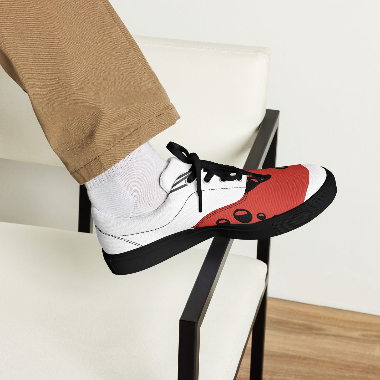 Men’s lace-up canvas shoes - Tech genius & freaks