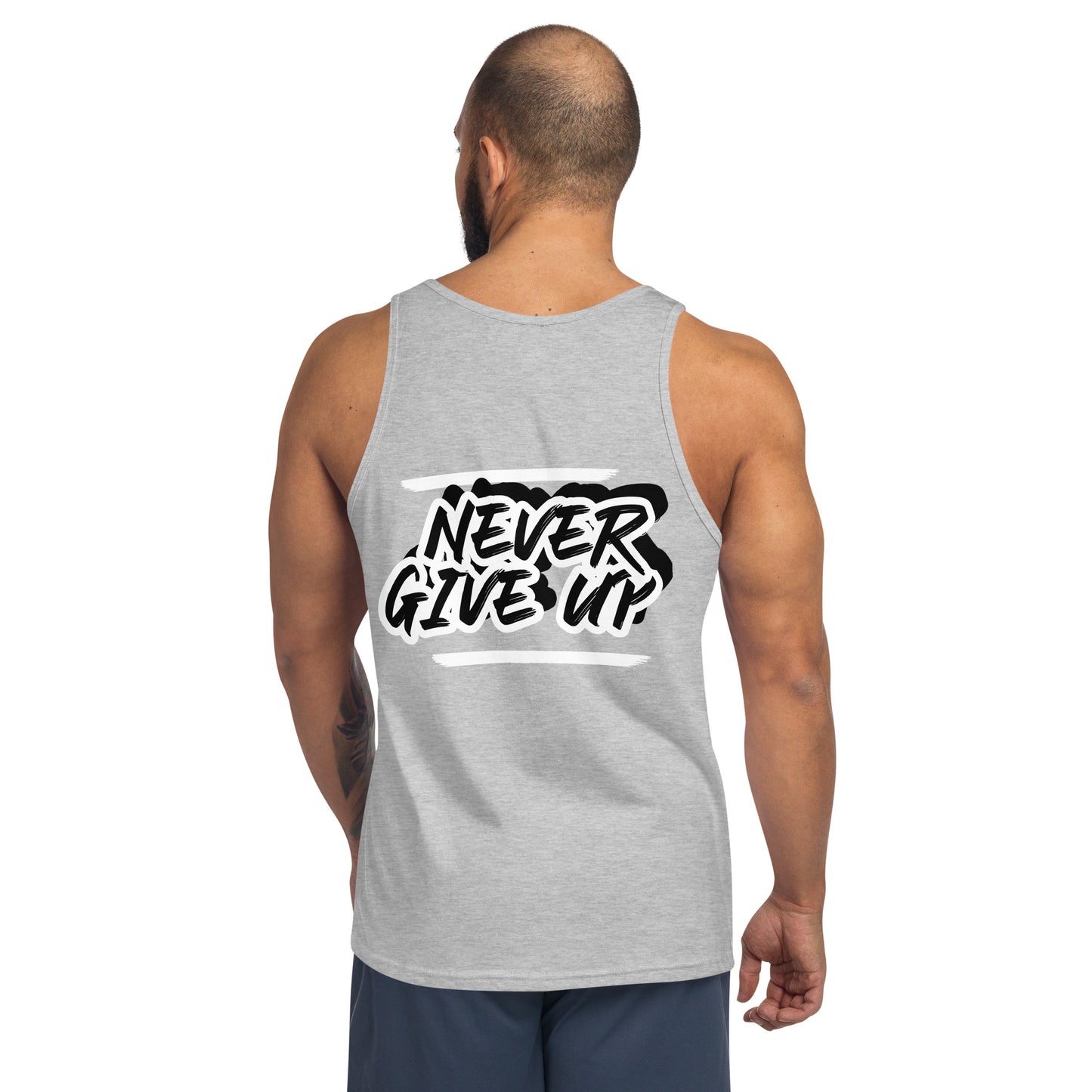 Men's Tank Top Never Give up - Tech genius & freaks