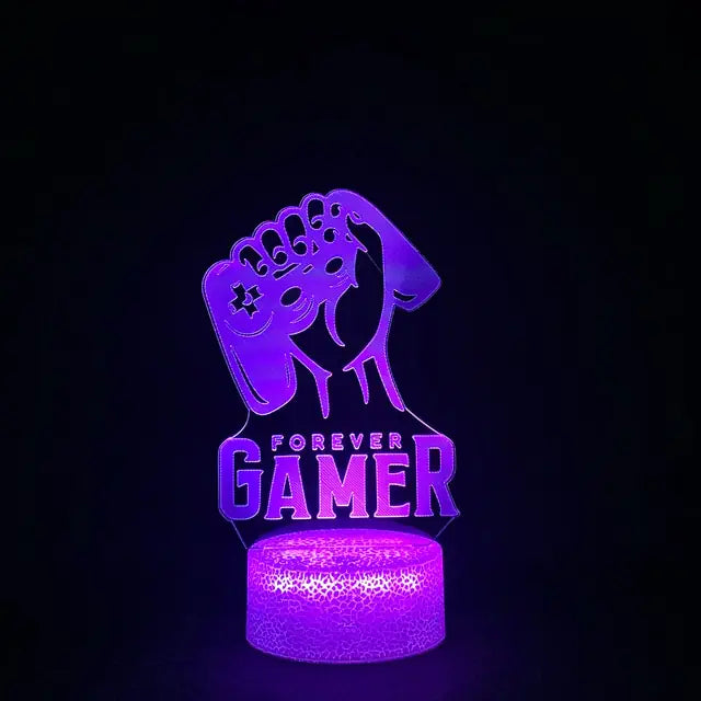 Gamer's 3D RGB Fantasy Lamp - Tech genius & freaks