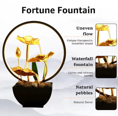 Soothing Water LED Desktop Fountain - Tech genius & freaks