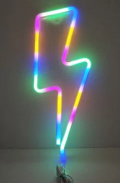 USB/Battery LED Neon Lightning Sign