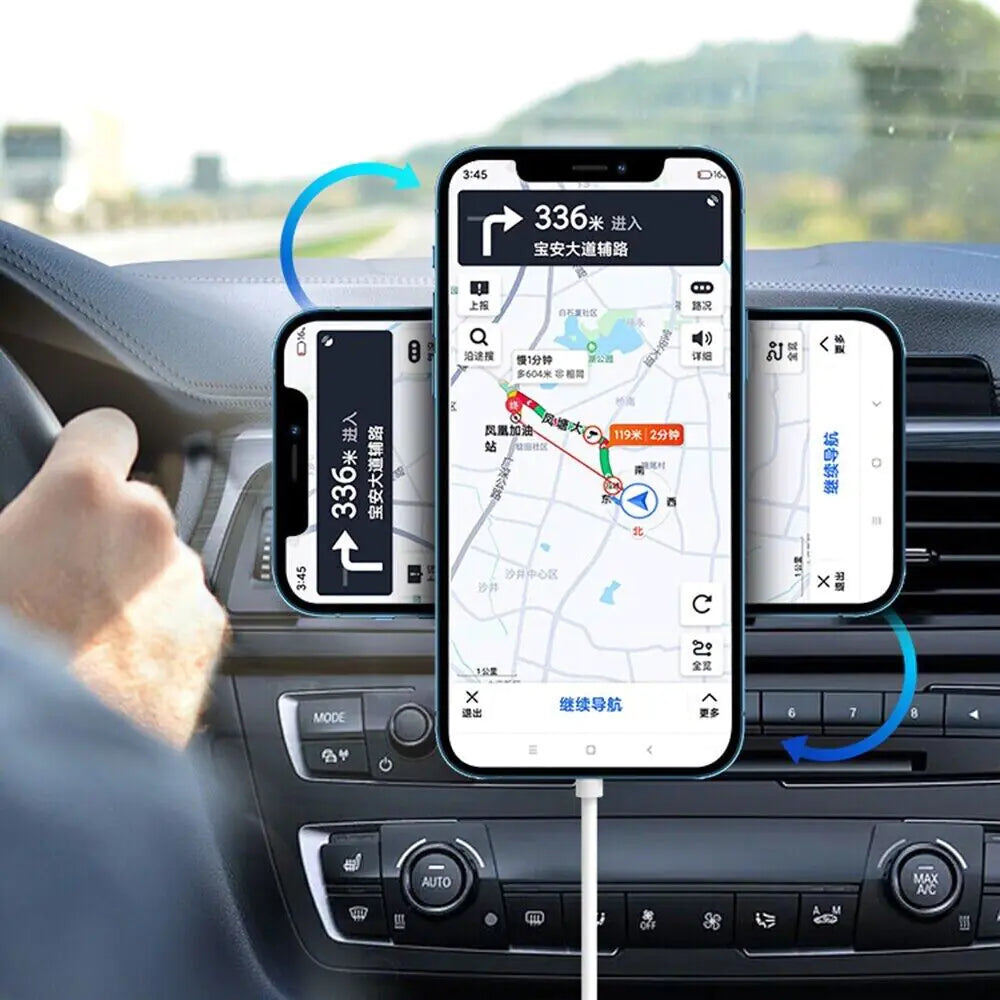 MagSafe Wireless Car Charger Mount for iPhone