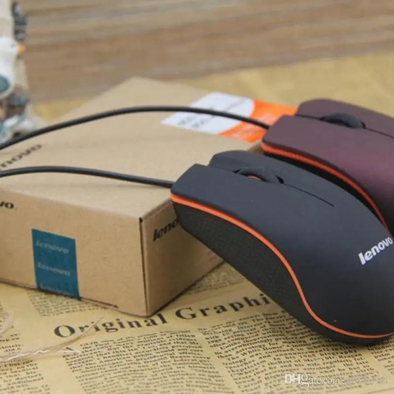 Lenovo M20 Compact Wired Optical Mouse - Tech genius & freaks