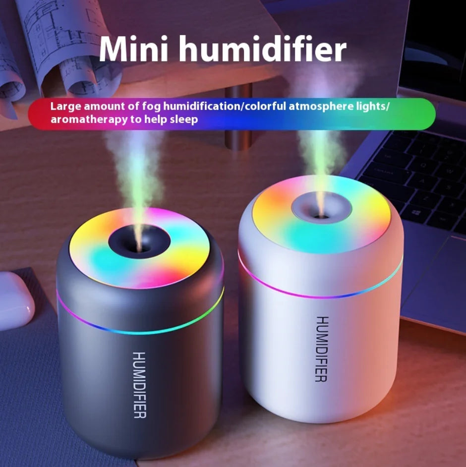 Compact Rainbow Light Humidifier - Tech genius & freaks