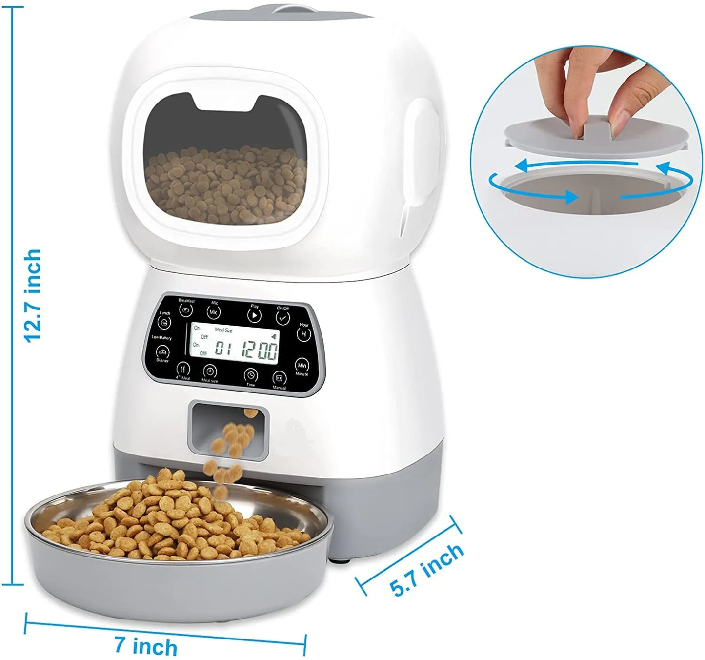 Smart Pet Meal Scheduler - Tech genius & freaks