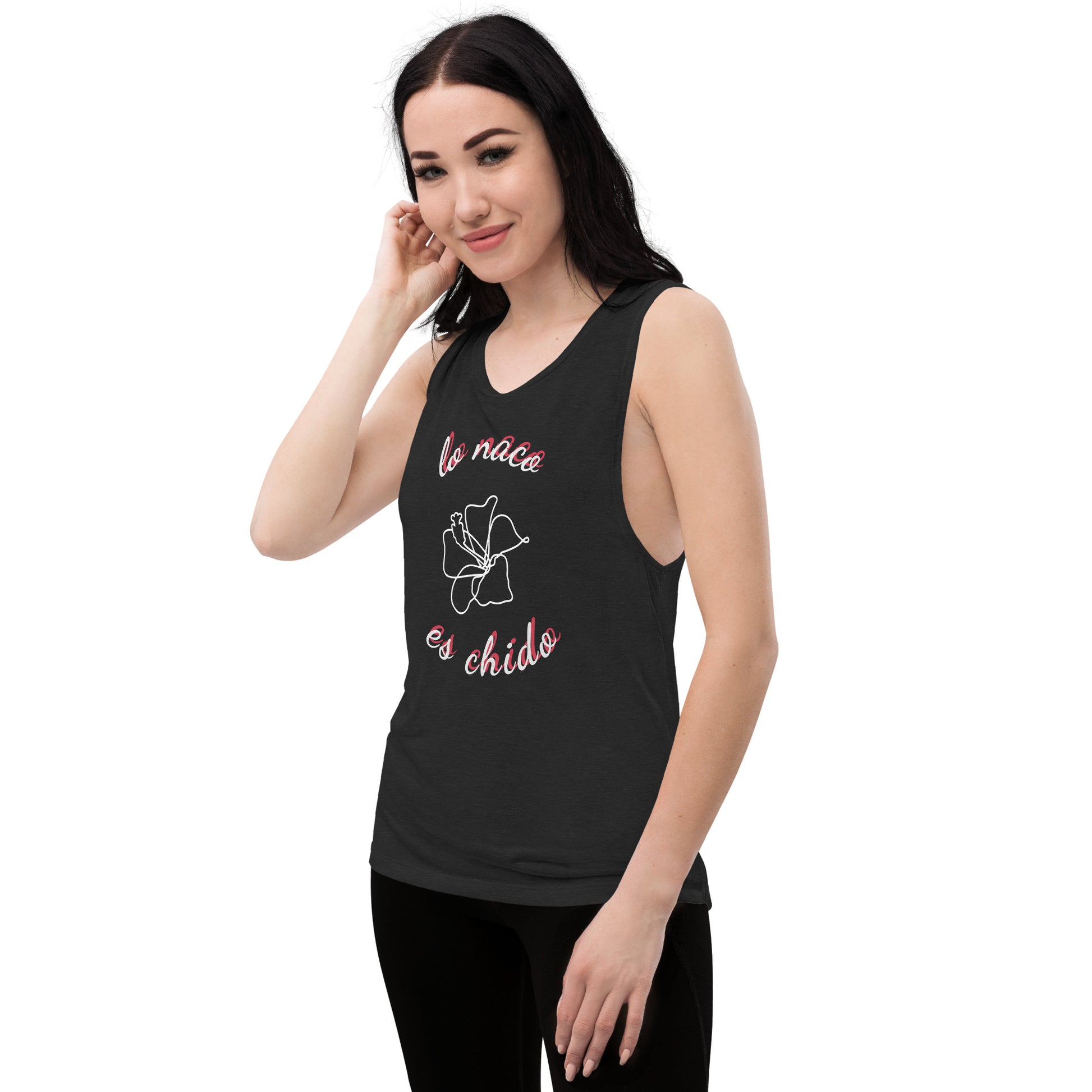 Ladies’ Muscle Tank Flower - Tech genius & freaks