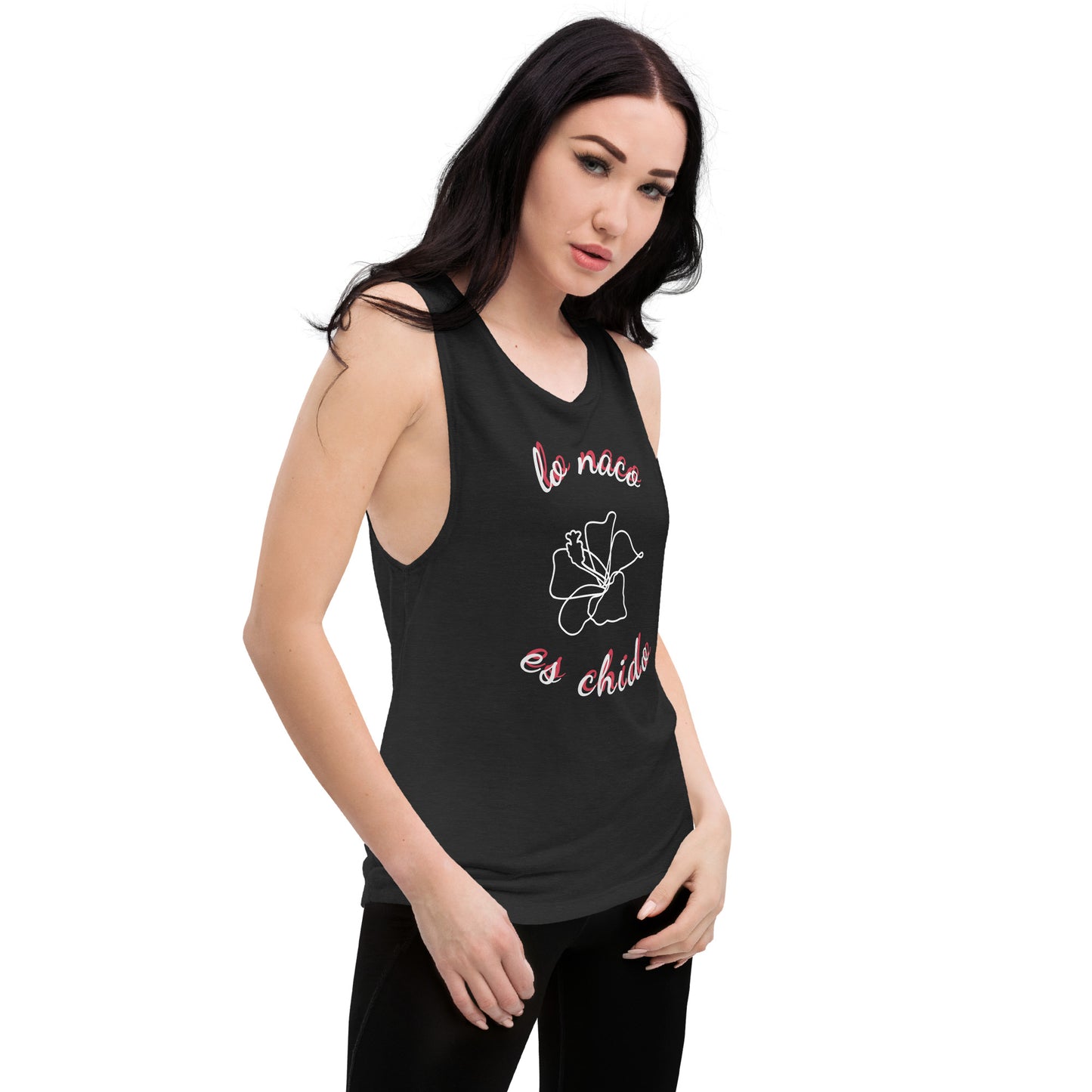 Ladies’ Muscle Tank Flower - Tech genius & freaks