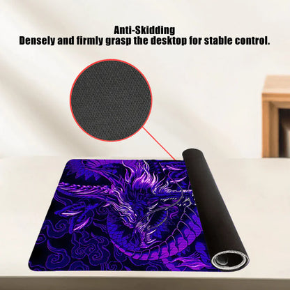 Mystic Dragon Plus-Size Anti-Slip Desk Mat - Tech genius & freaks