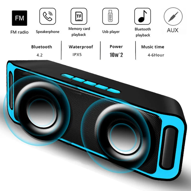 Stereo Sound 10W Bluetooth Speaker - Tech genius & freaks