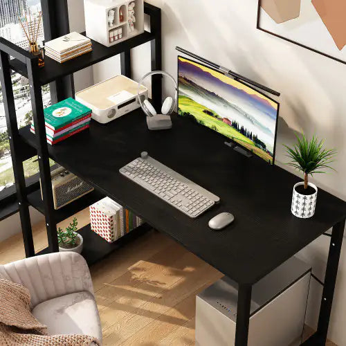 Versatile Steel Computer Desk - Tech genius & freaks